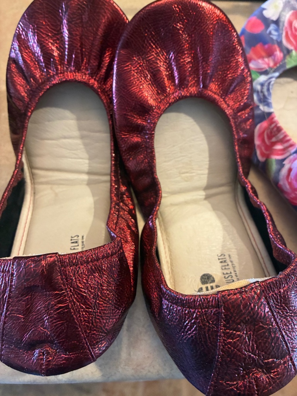 Cranberry Foil Storehouse Butler Flats